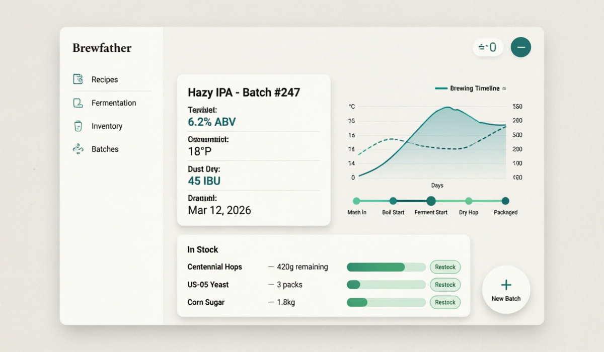 Brewfather software interface screenshot