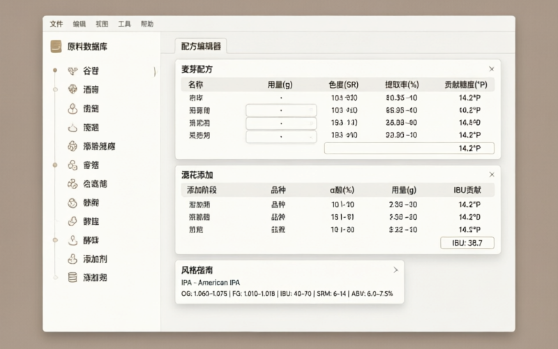 Brewtarget open source brewing software