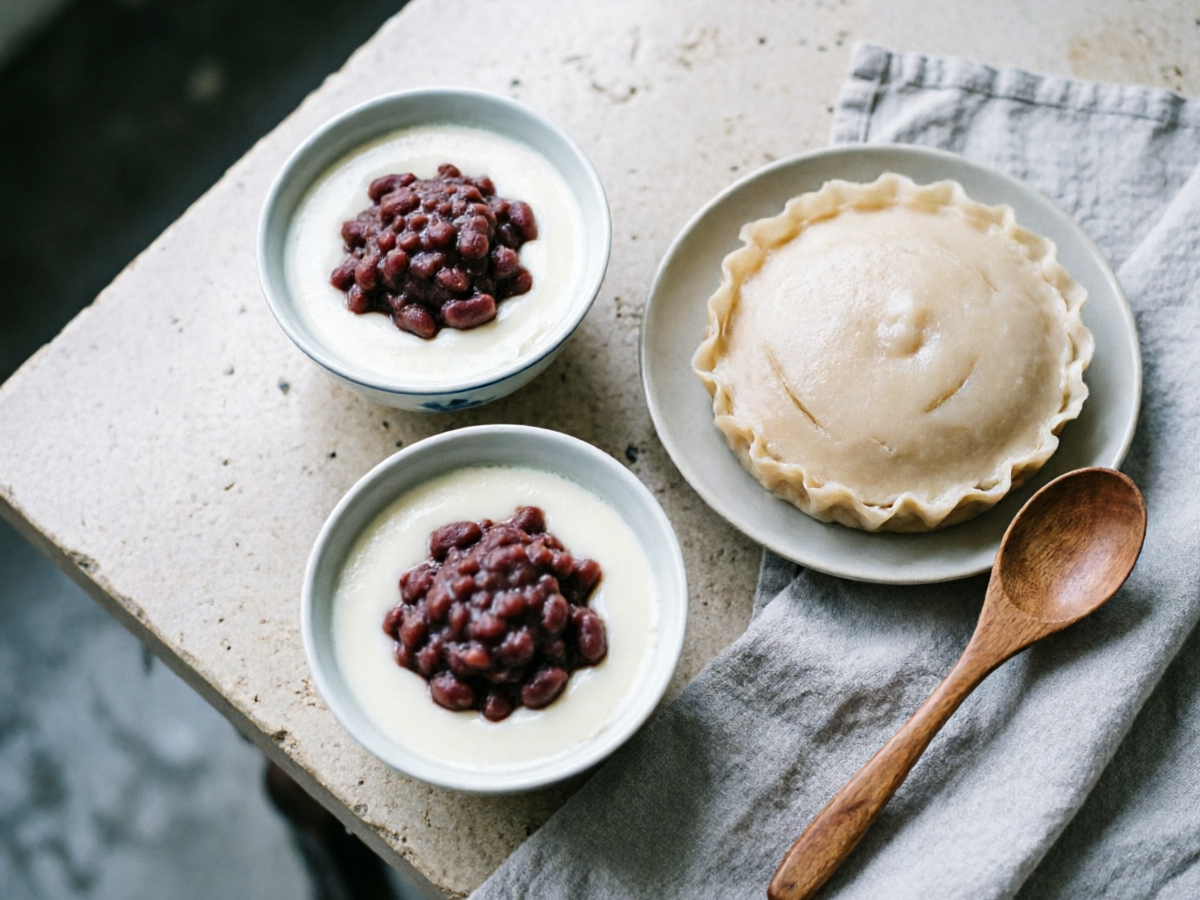 Shunde double-skin milk and rice cakes