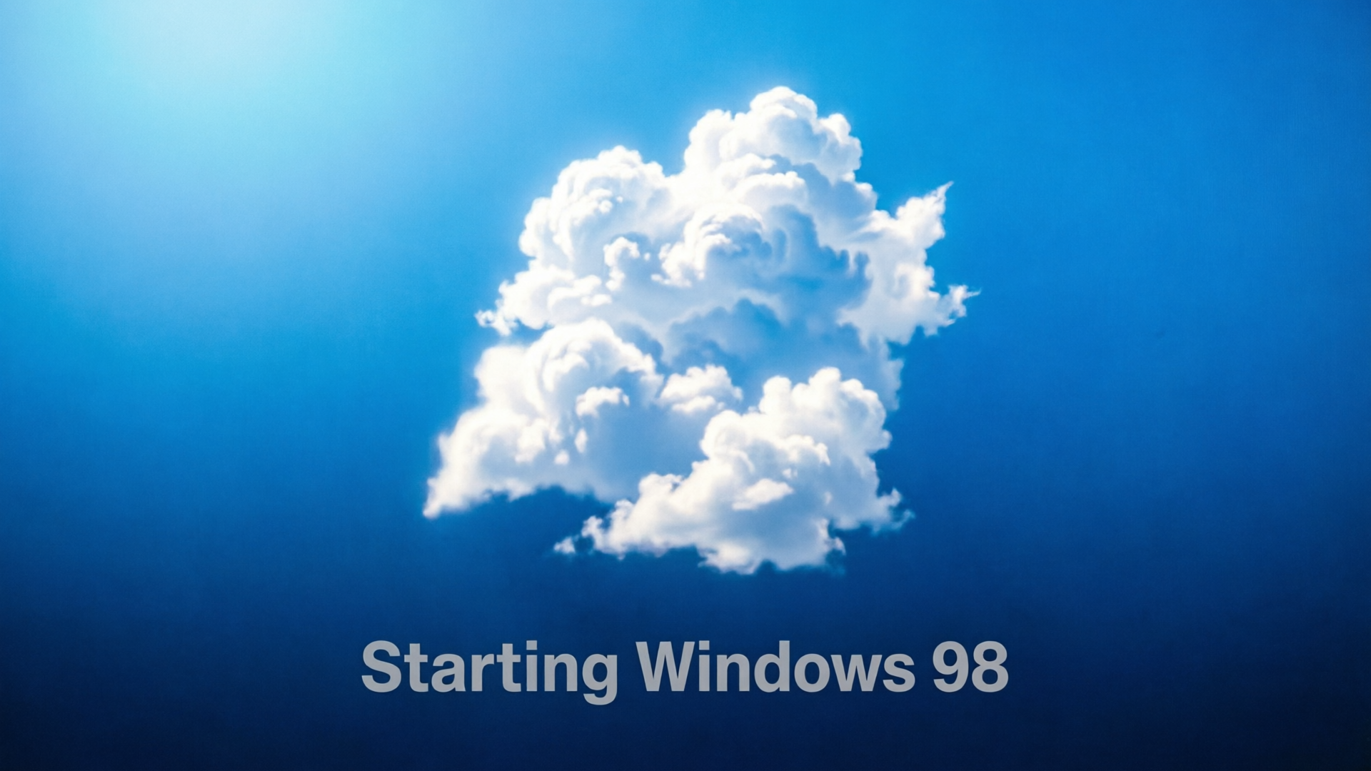Win98 Startup