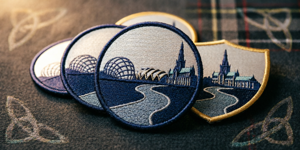 Custom patches Glasgow - high quality embroidered patches