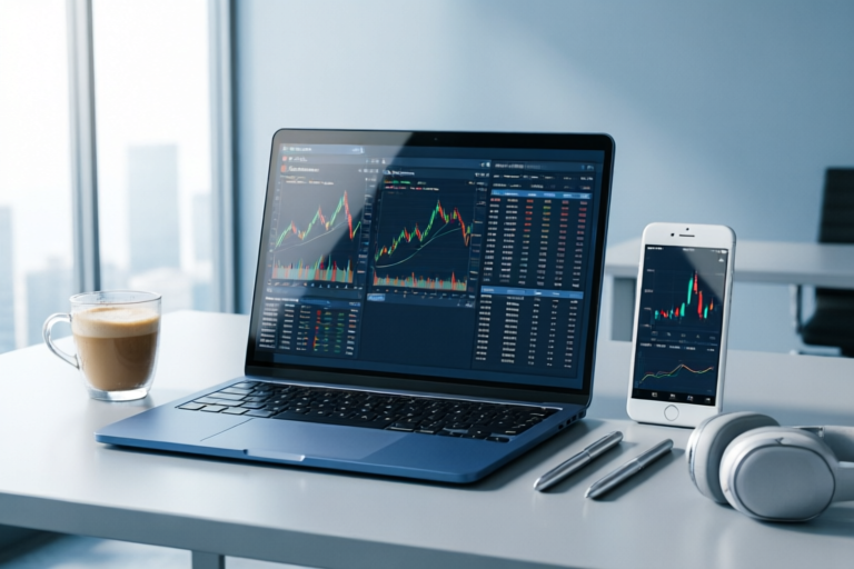 HFM (HF Markets) trading platform interface showing forex charts and analysis tools