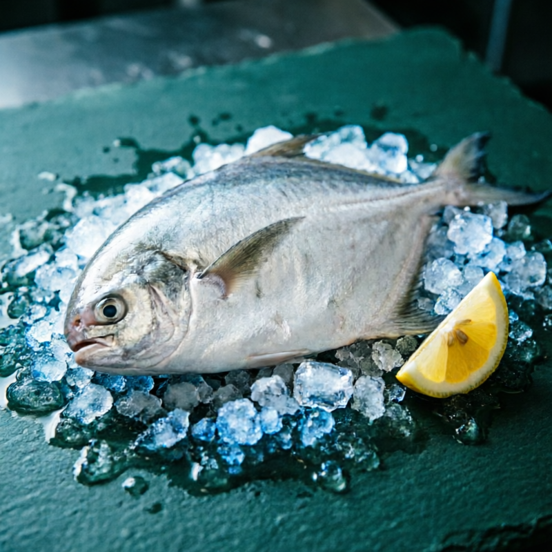 White Pomfret (Safaid Paplet)
