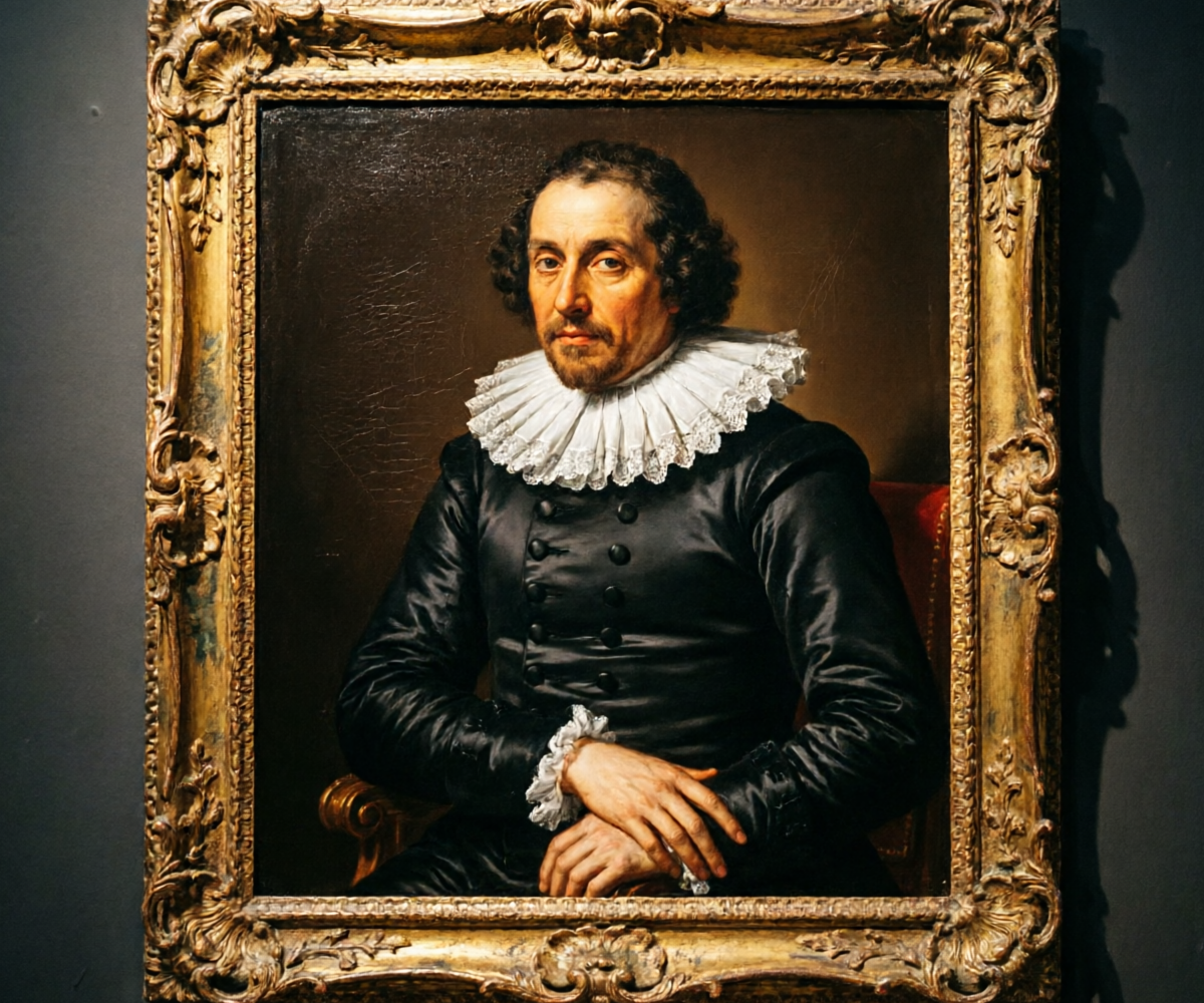 Ritratto seicentesco di gentiluomo — fotografia esemplificativa