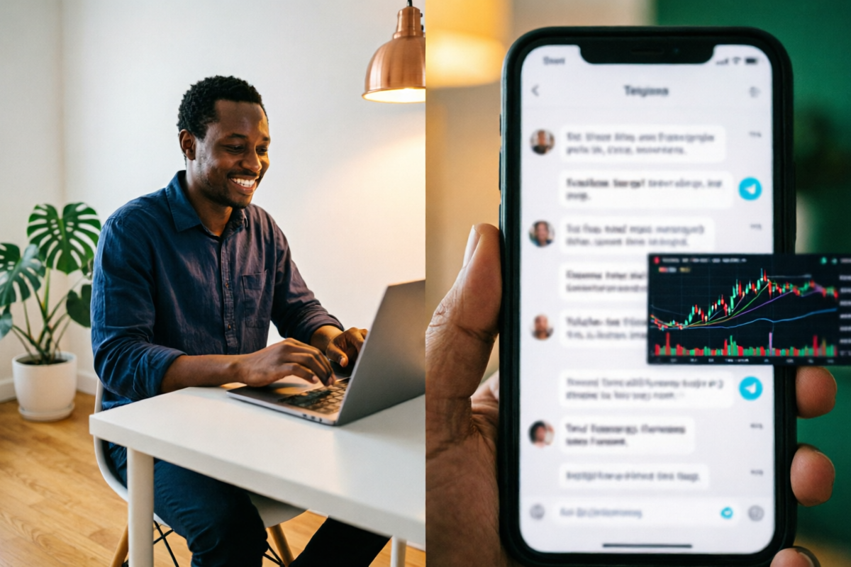 Online forex trading community - live video sessions and Telegram desk community