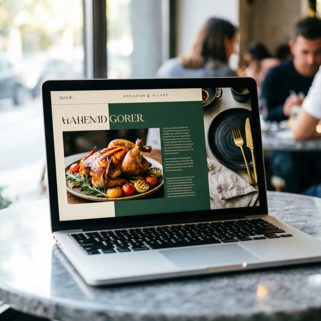 Restaurant website design