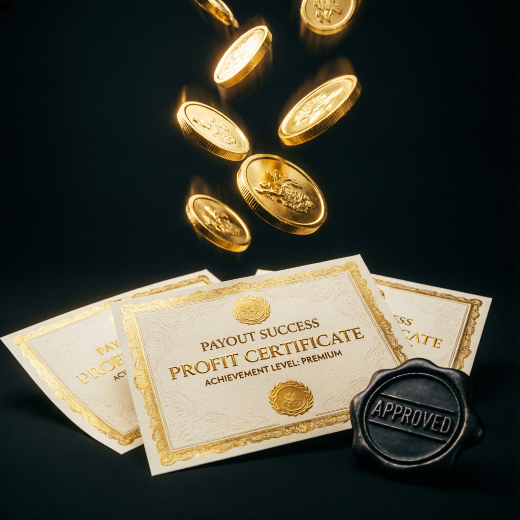 Apex Trader Funding payout success - profit certificate