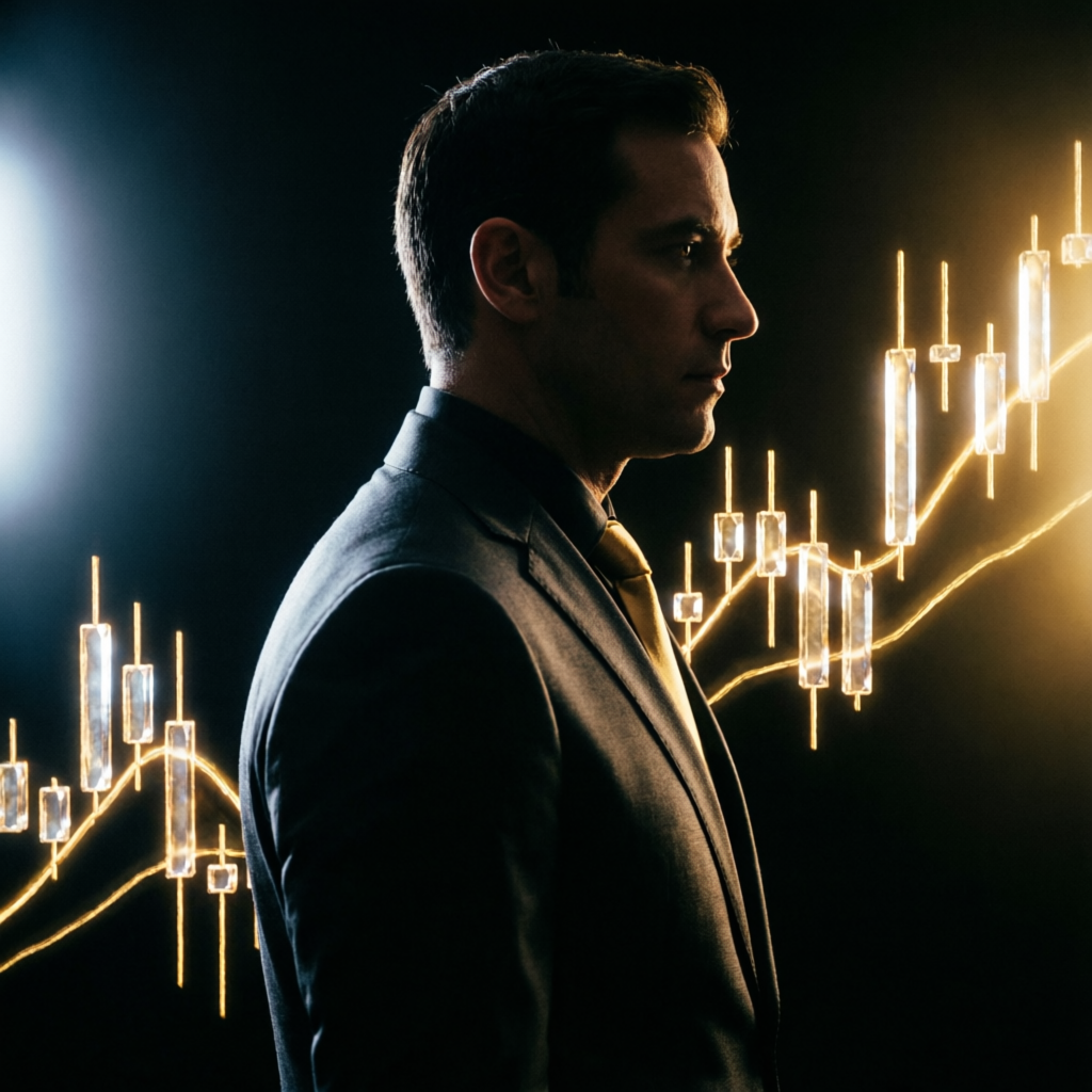 Professional forex trader with golden trading charts - Apex 50K Account Passing Guide