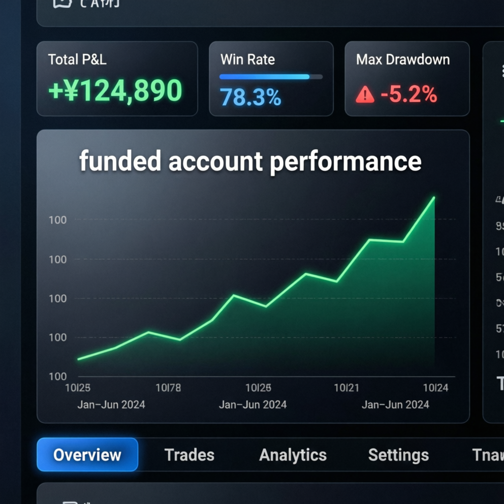 Apex Trader Funding account performance dashboard