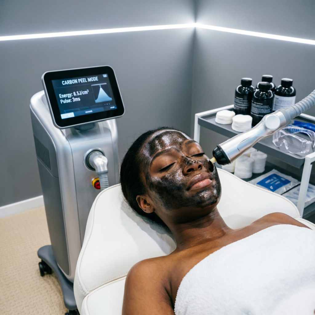 Black Doll Carbon Facial at Best Beauty Parlour in Krishnagiri