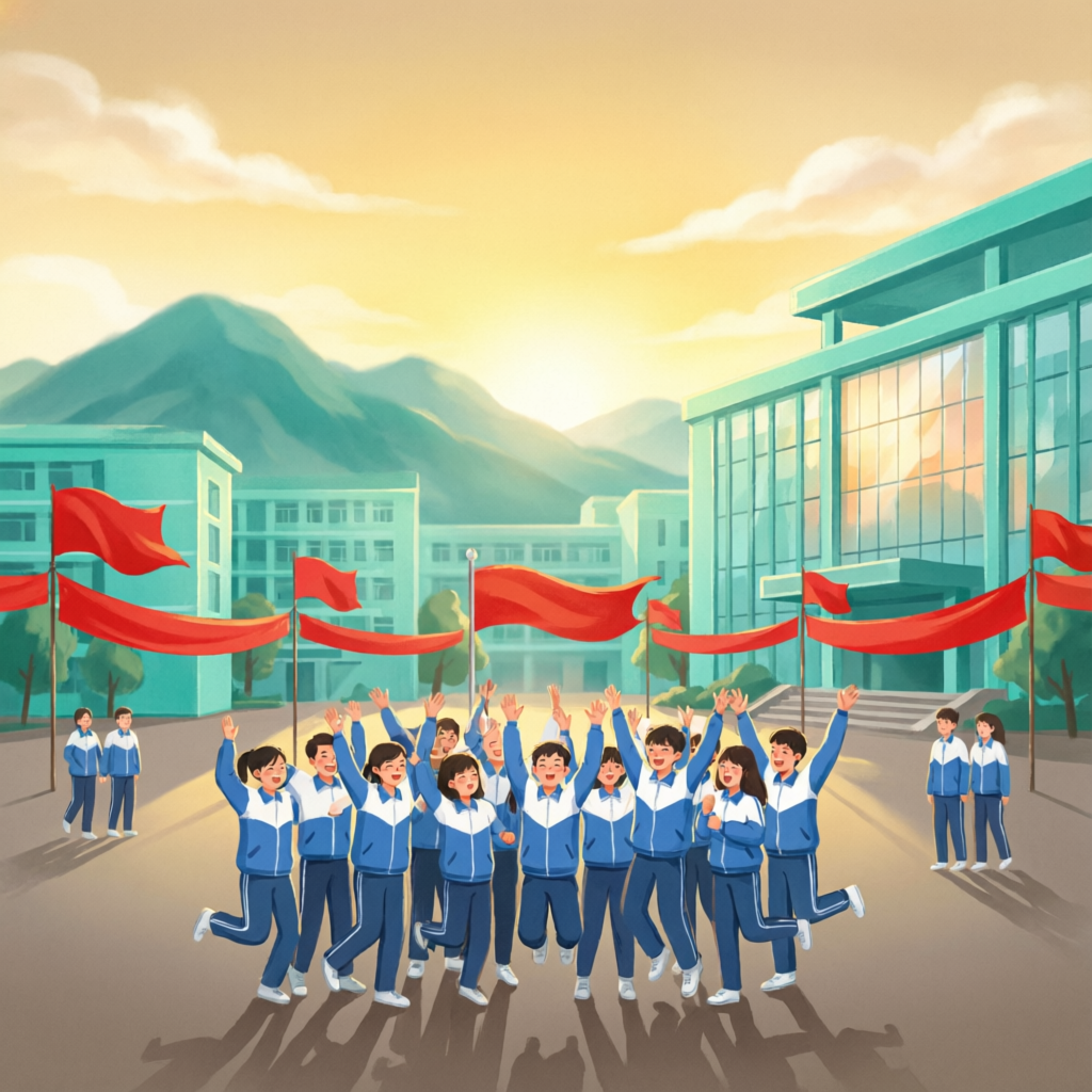 校园清晨