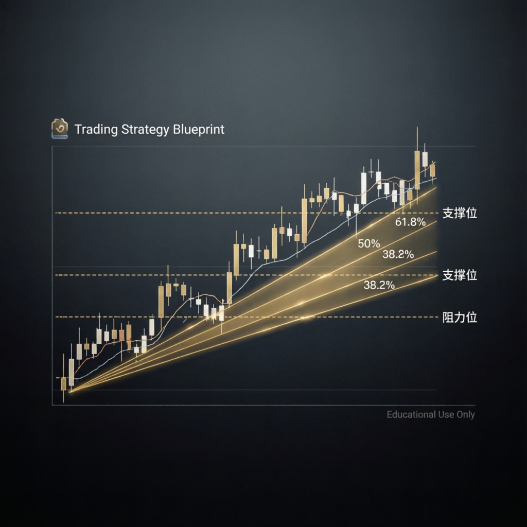 Trading strategy blueprint with support and resistance levels for Apex Trader Funding