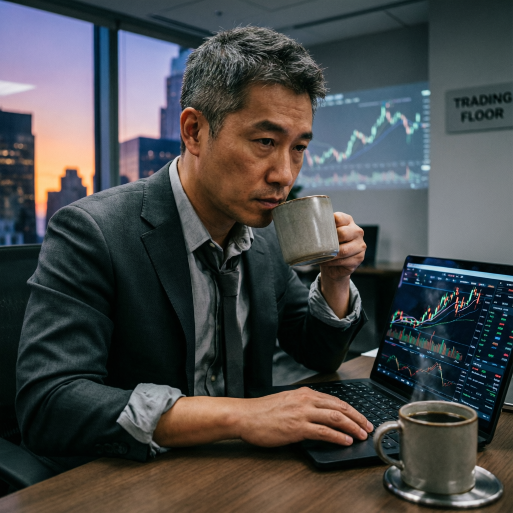 Professional trader analyzing markets for Prop Firm Services funded account management