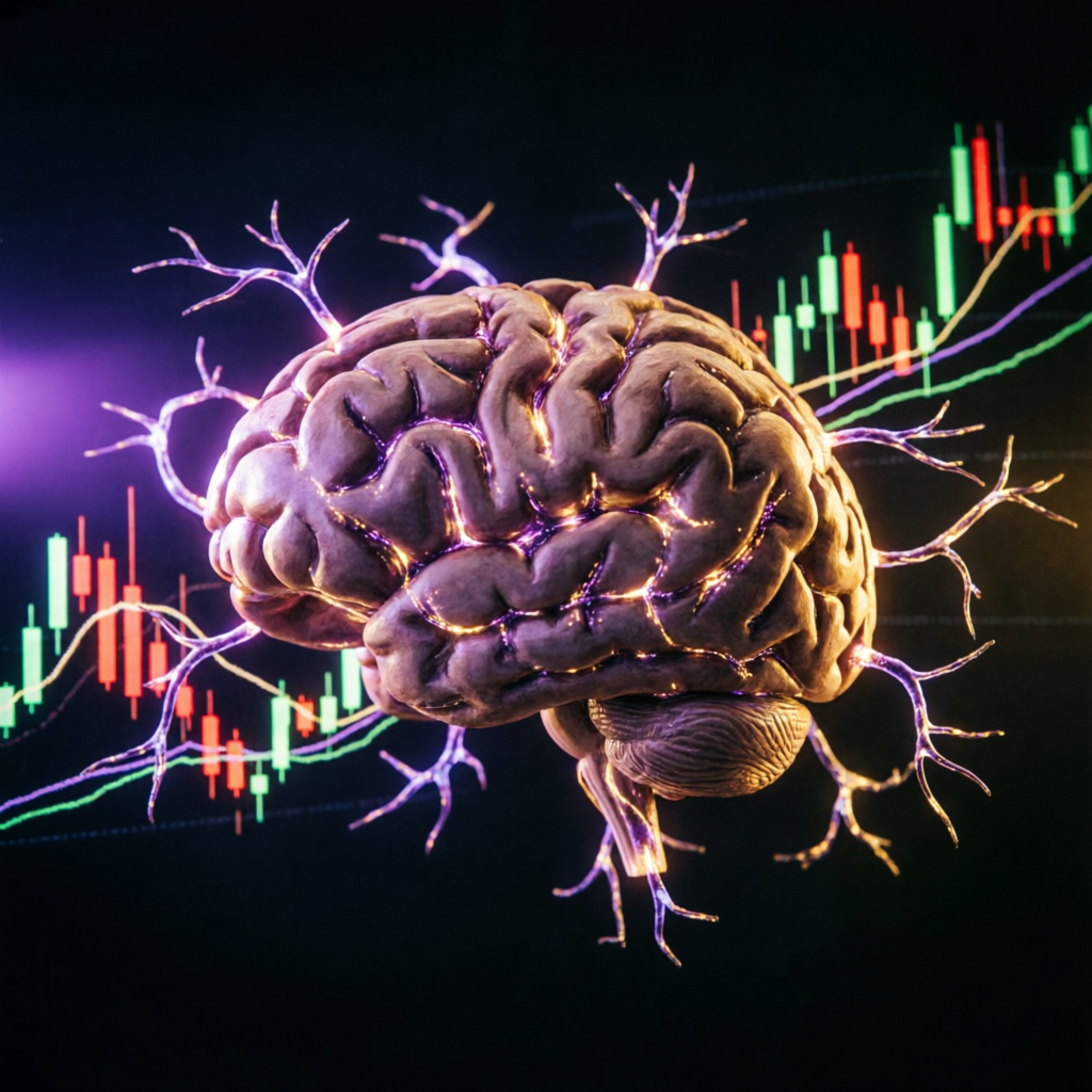 Trading psychology and mindset concept
