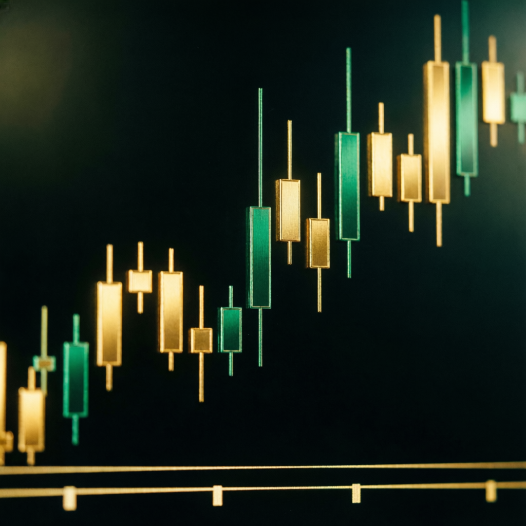 Professional candlestick chart analysis