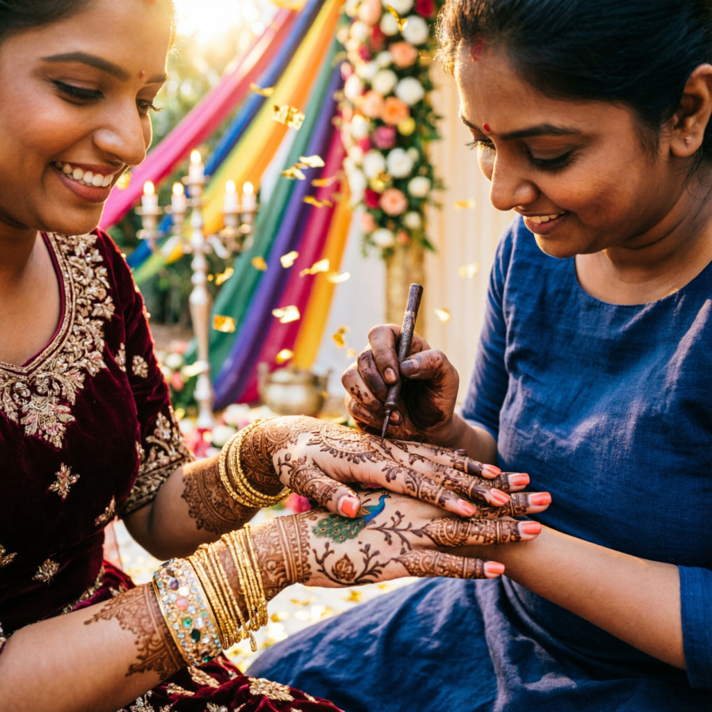 Mehndi celebration