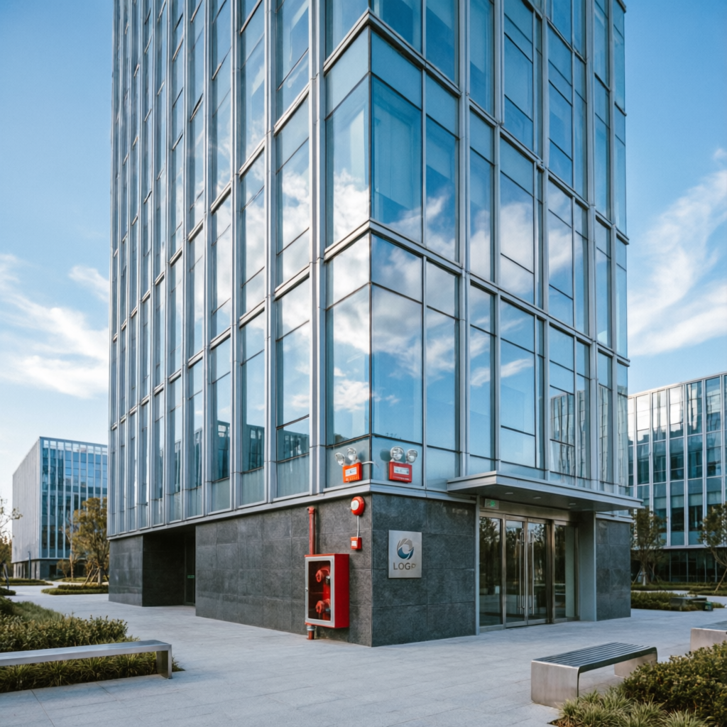 Simplex fire alarm system commercial building