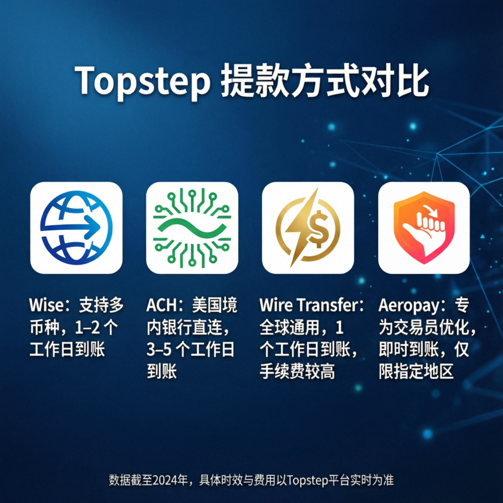 Topstep Withdrawal Methods Comparison