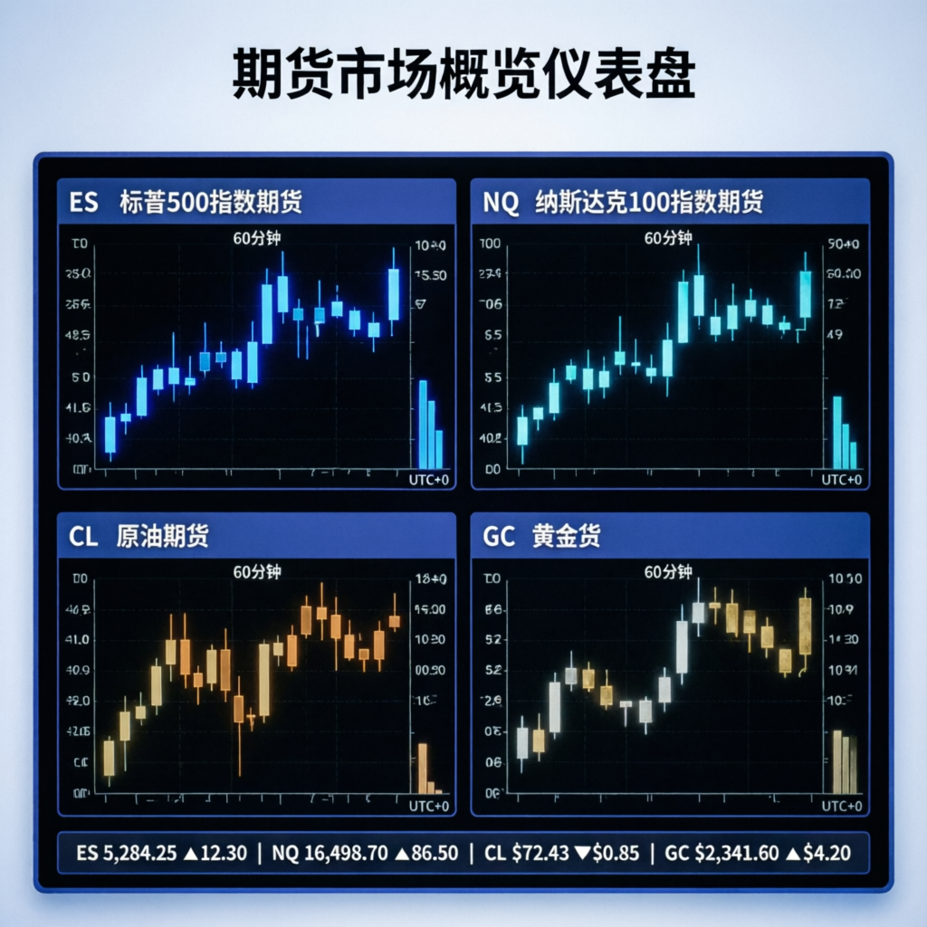 Futures Market Overview Dashboard