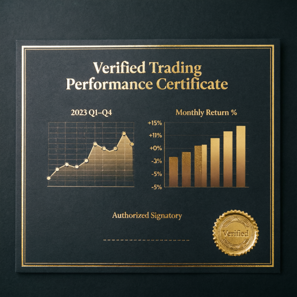 Verified Trading Performance Certificate
