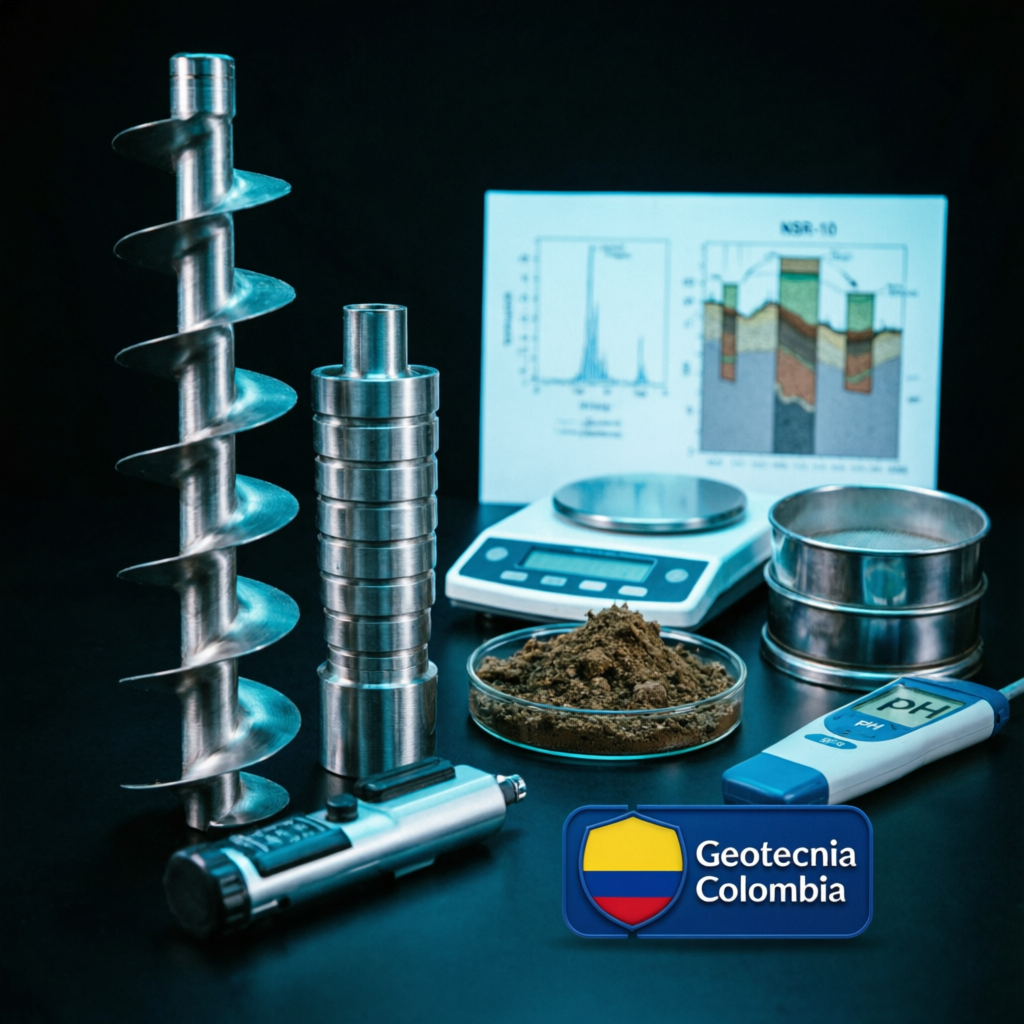 Estudios de Suelos - Análisis Geotécnico y Mecánica de Suelos para Cimentación en Colombia