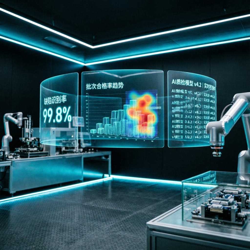 Control de Calidad de Productos Empresarial Futurista - Laboratorio de Pruebas con Tecnología Avanzada en Colombia