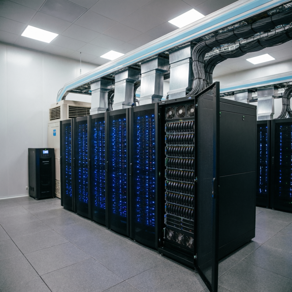 Infraestructura TI Empresarial - Centro de Datos con Servidores Rack y Tecnología de Punta en Colombia