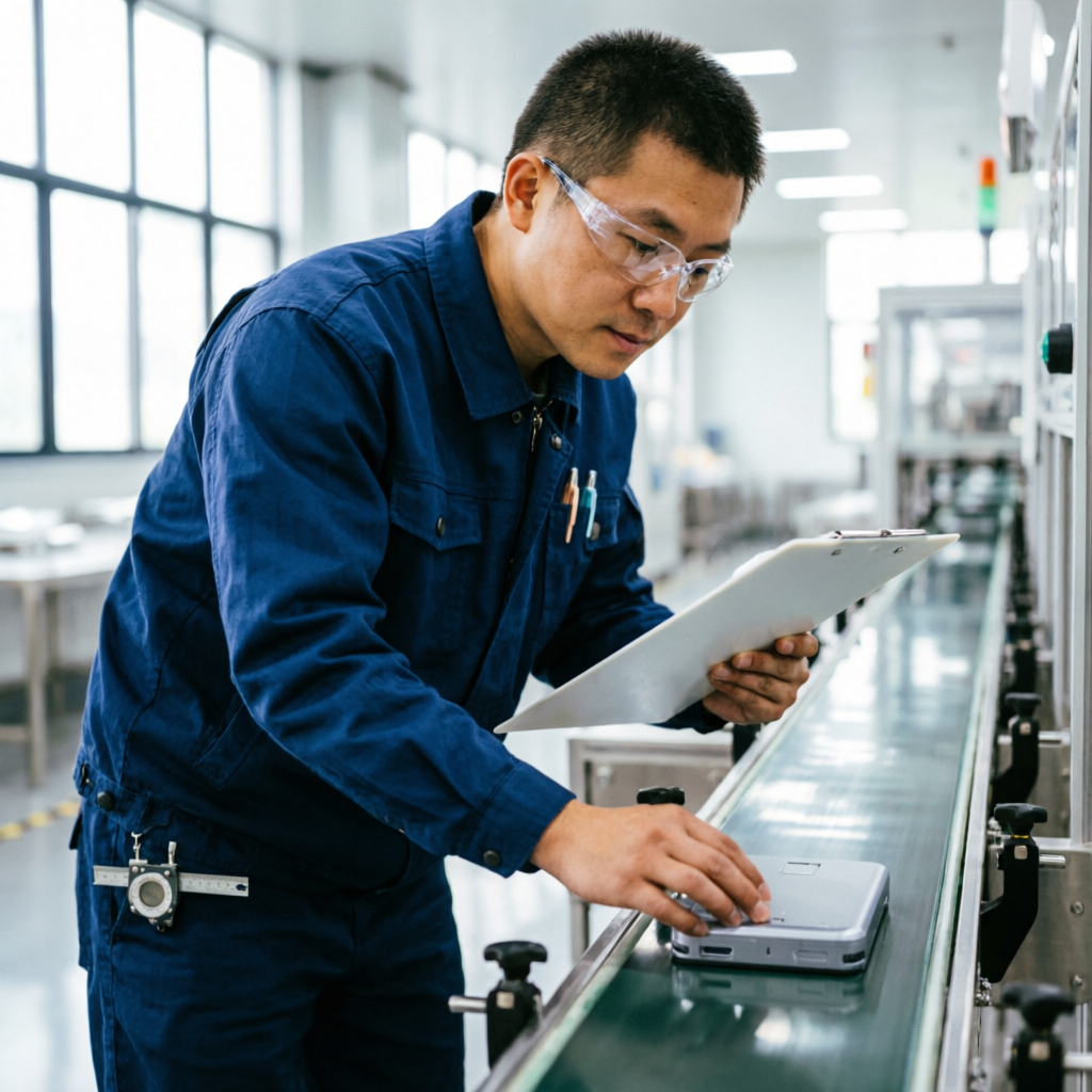 Factory order inspection in China by Aimao Trading quality control team