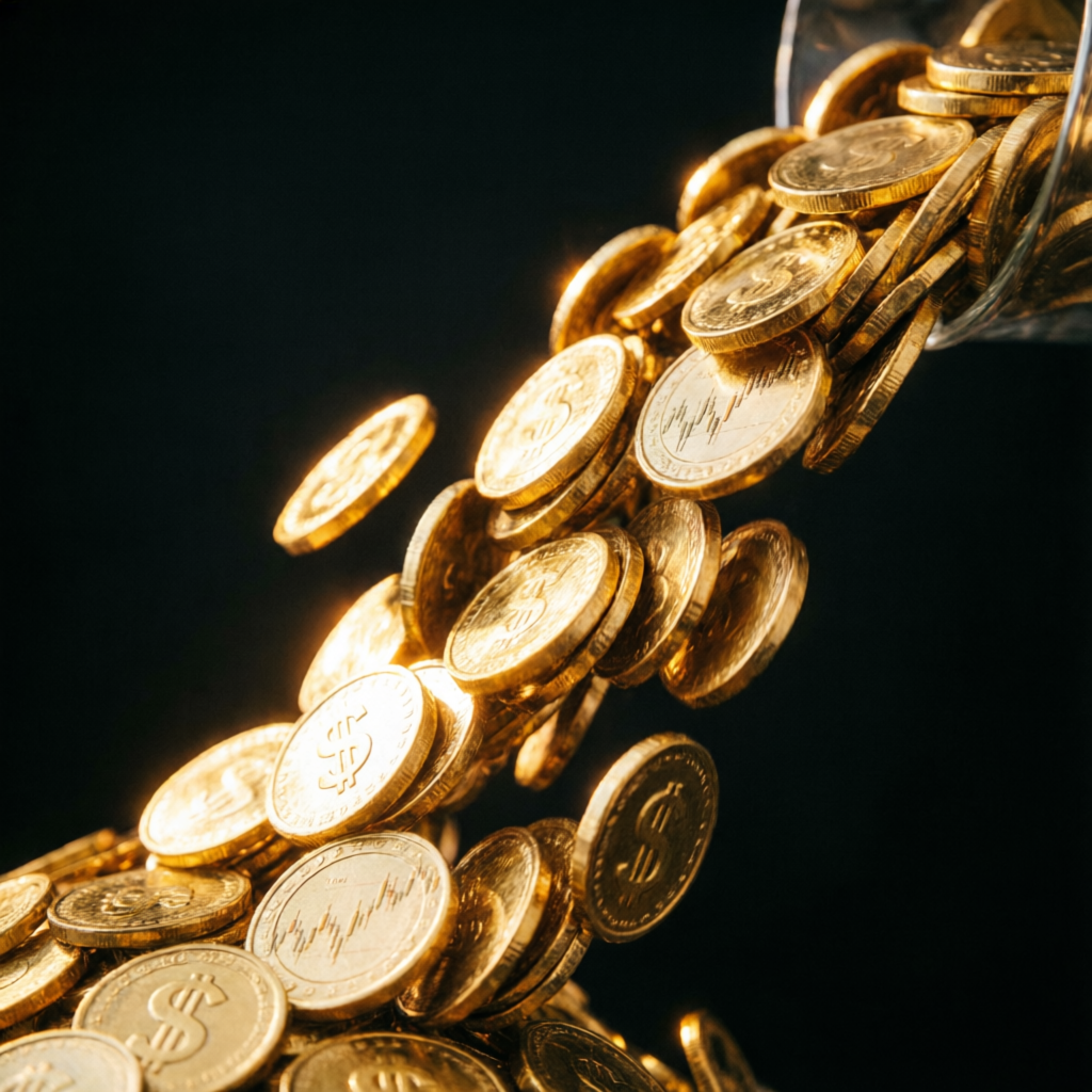 Funded Account Success - Gold Coins Profits
