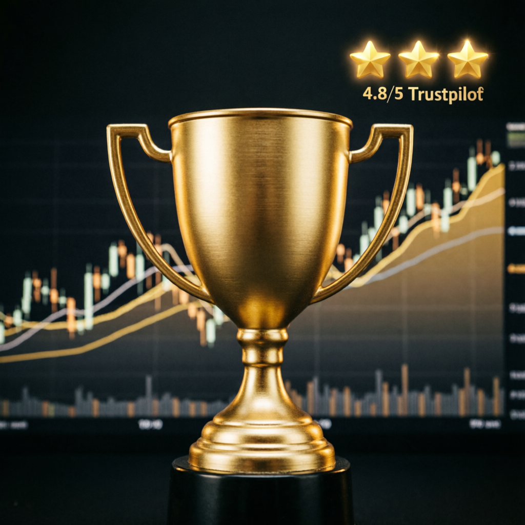 Topstep Trustpilot Review Trophy - Premium Prop Firm Passing Service