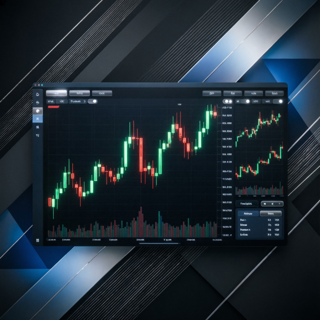 Professional Trading Dashboard Background
