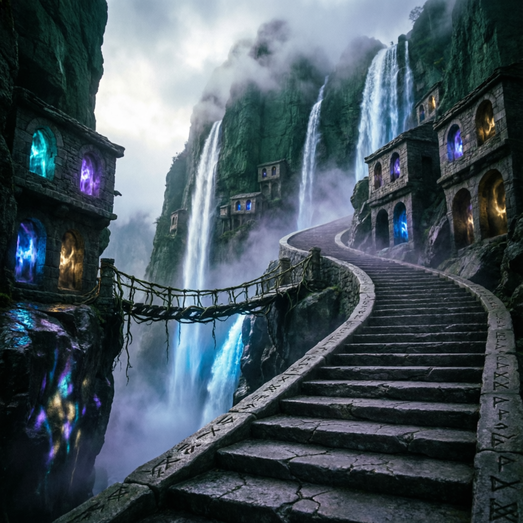 Dark fantasy scene for Whirlpool Online