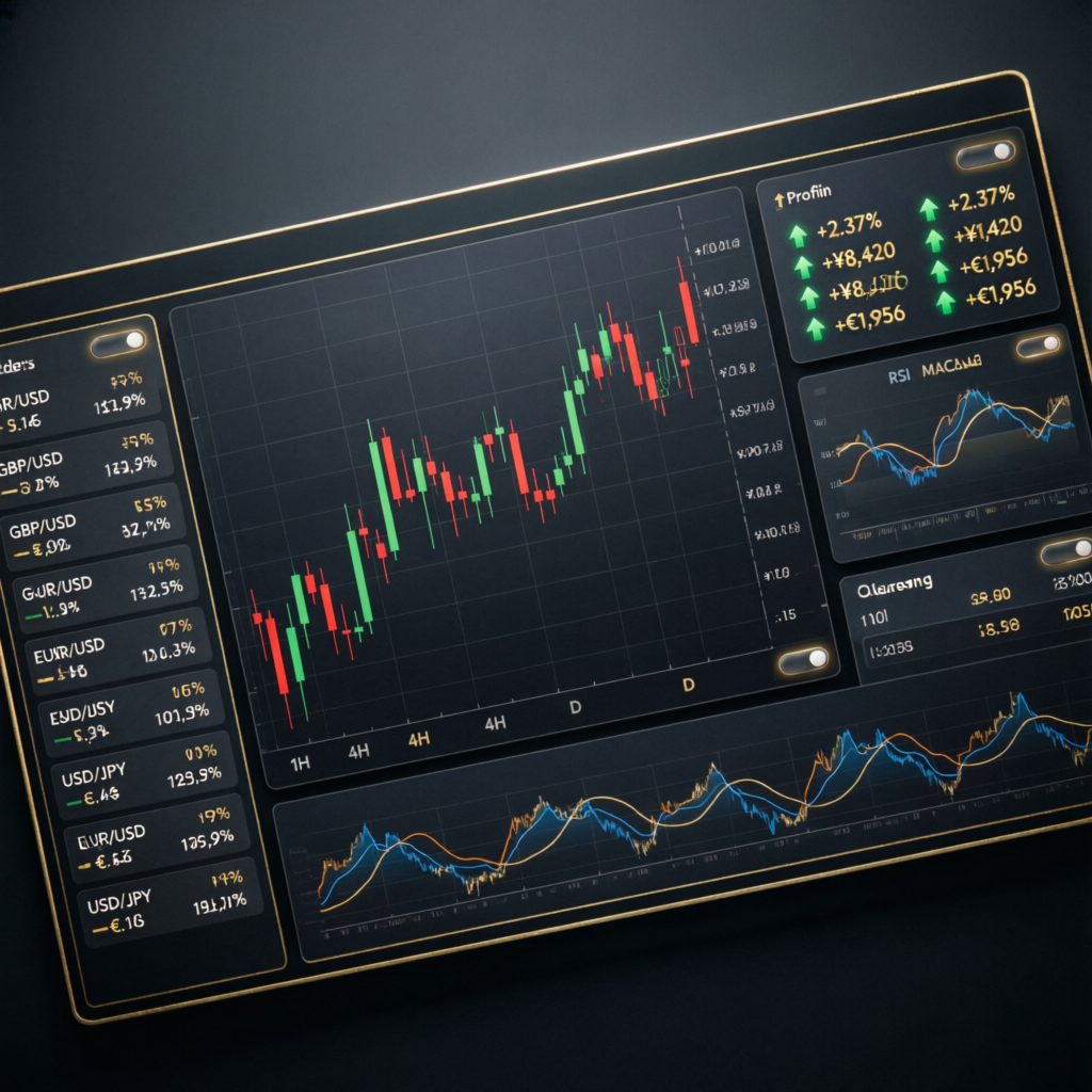 FTMO trading dashboard showing successful challenge passing