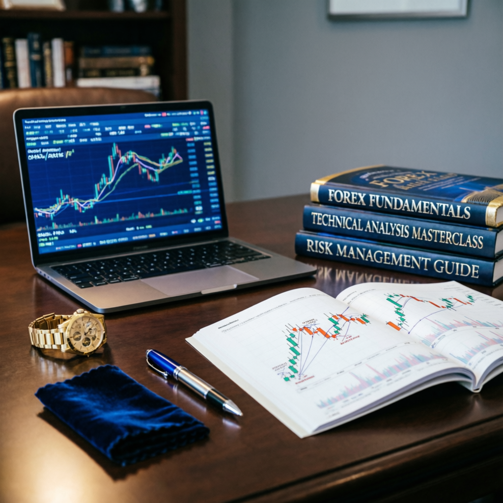 Trading education resources including books and analysis tools