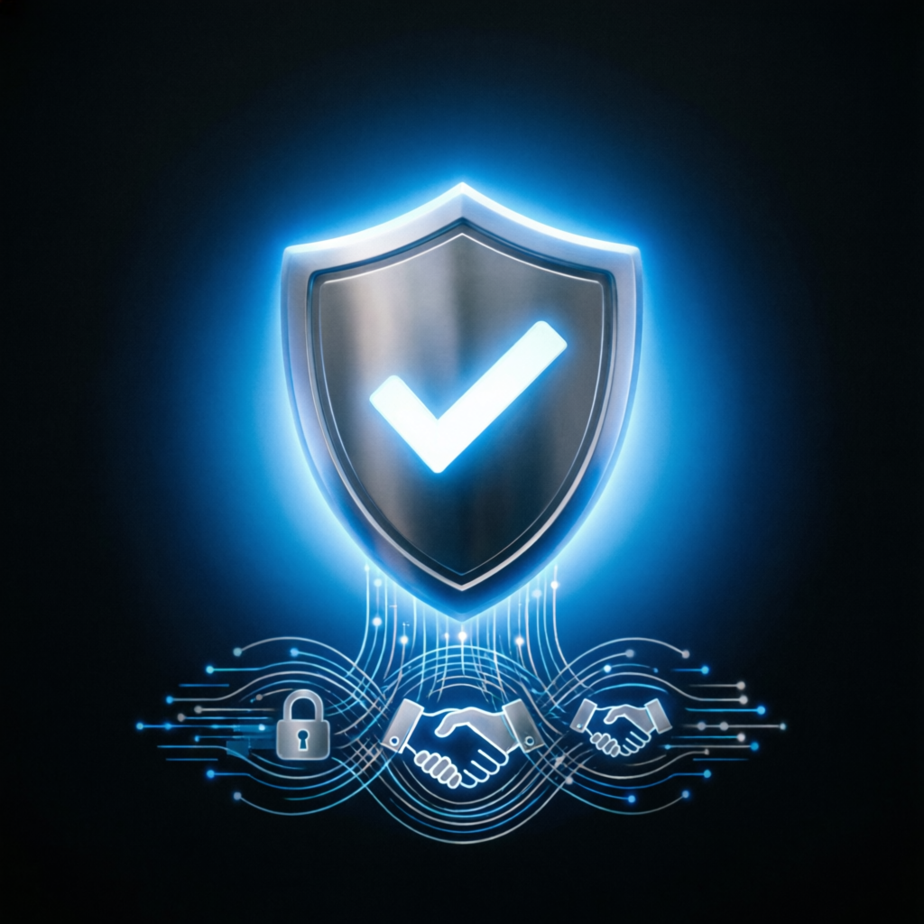 Digital security and trust verification for trading services