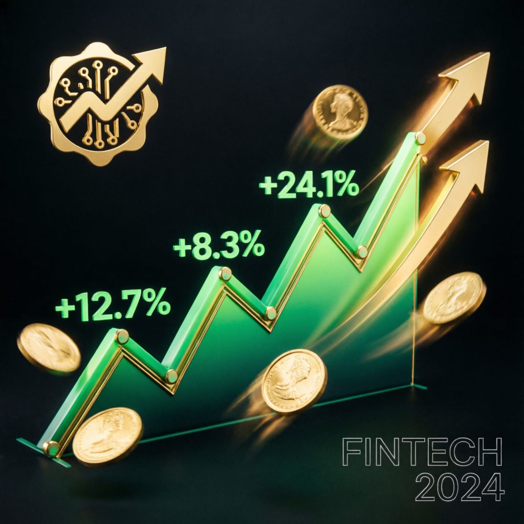 Success and profit visualization with upward trending financial chart