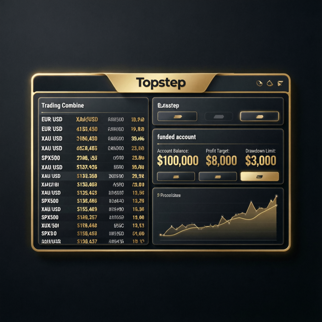 Professional trading team managing Topstep funded accounts