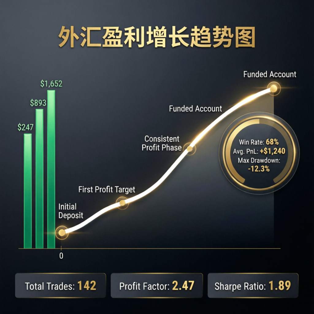 Forex profit growth chart - PFM Capitals trading results