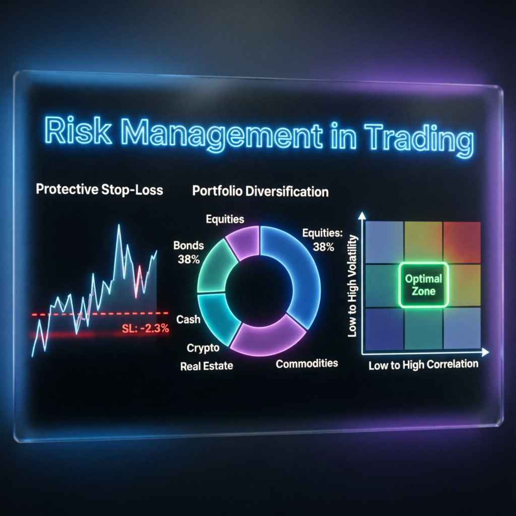 Risk management in trading visualization