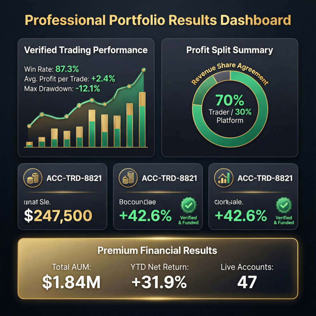 Professional Portfolio Results Dashboard