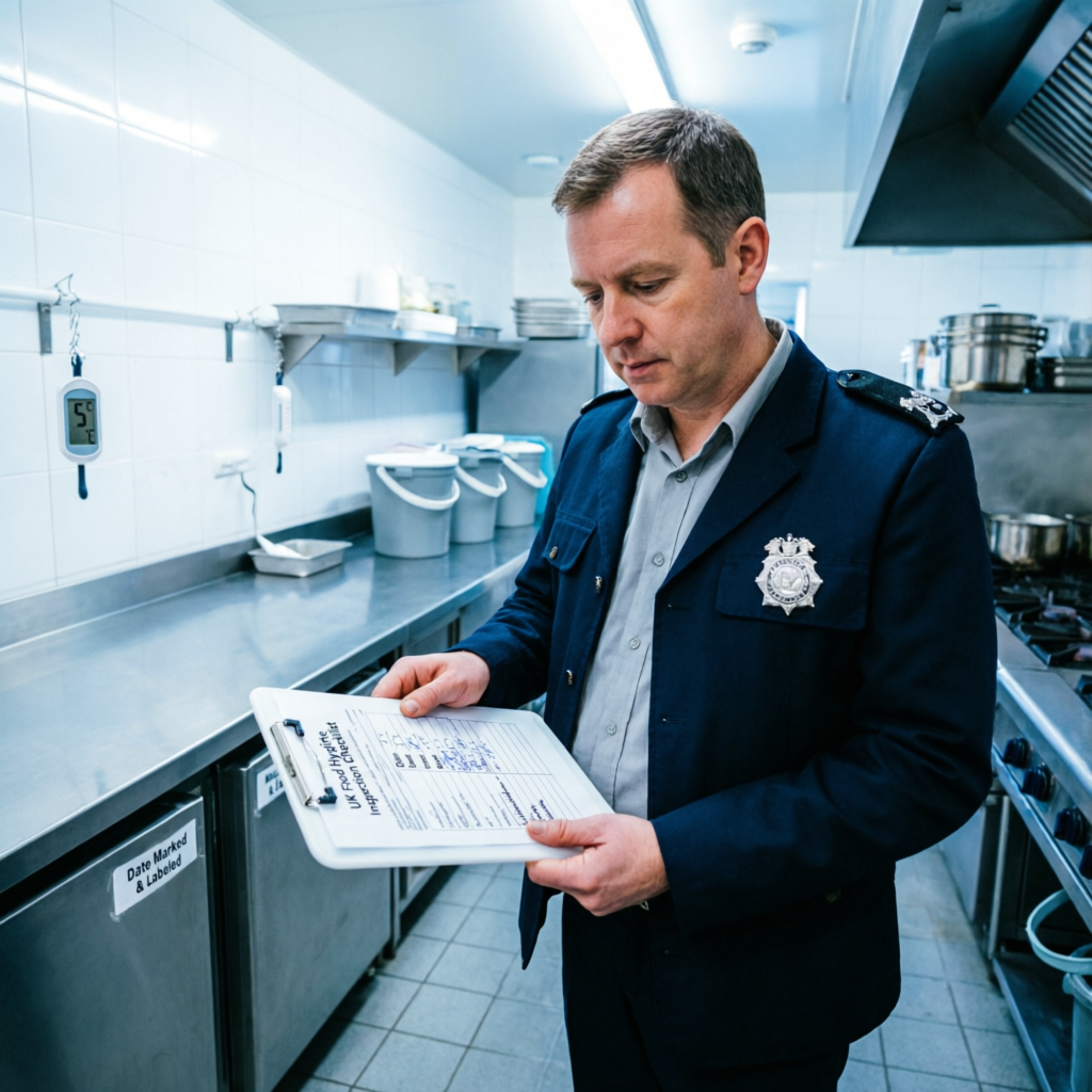 UK food hygiene inspection checklist