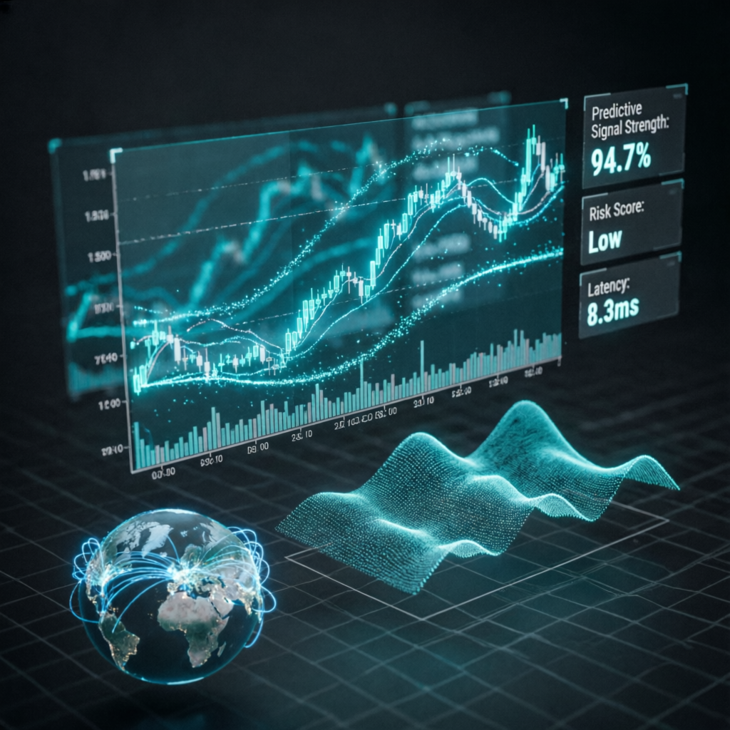 Advanced trading technology with predictive signal strength and low latency execution
