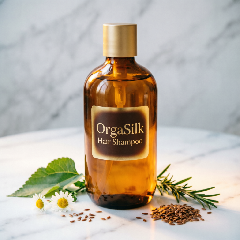 OrgaSilk Hair Shampoo for frizzy hair