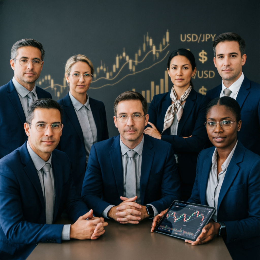 Professional team of forex trading experts at Prop Firm Gurus