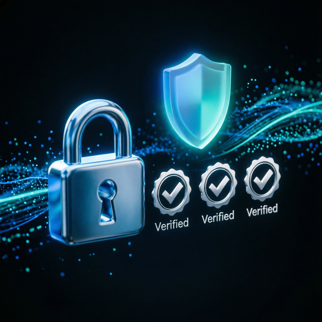 Security and trust verification badges for Apex Trader Funding prop firm
