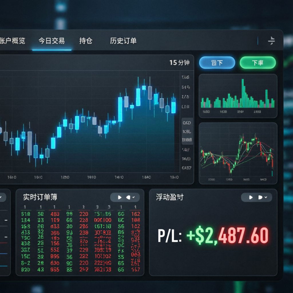 Topstep trading platform dashboard showing futures charts and profit indicators