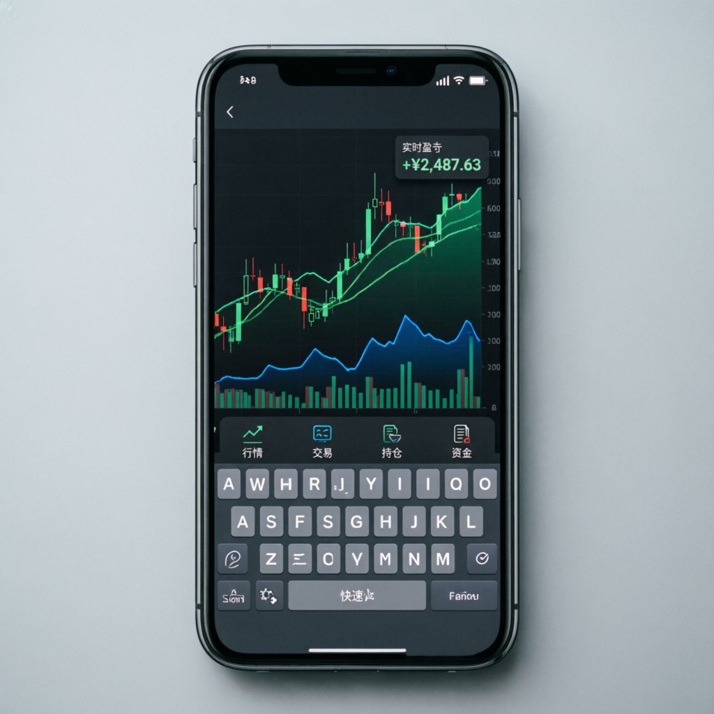 Mobile trading app for Topstep funded account management