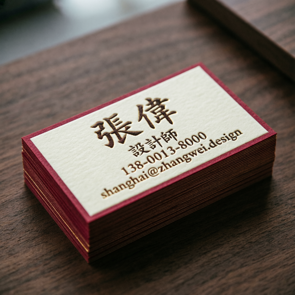 名片設計印刷作品