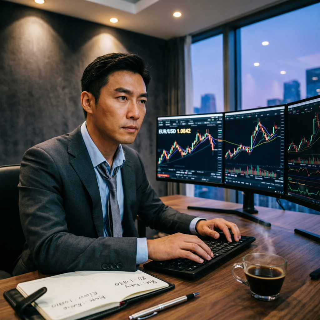 Professional trader focused on analyzing forex markets with discipline