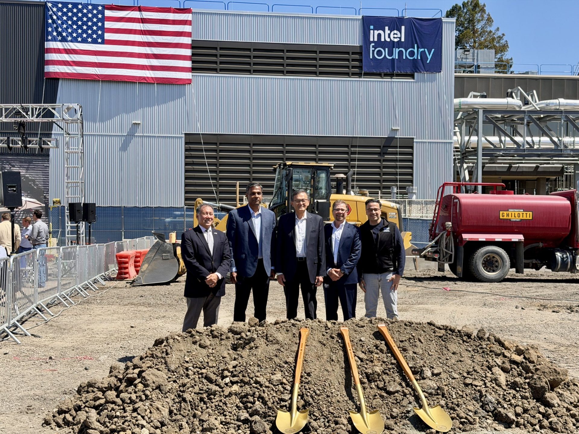 Intel Foundry manufacturing expansion groundbreaking
